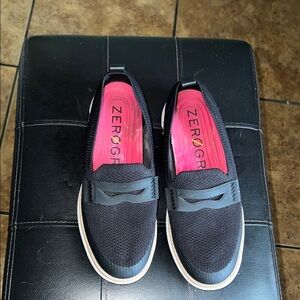 Black Slip-On Sneakers